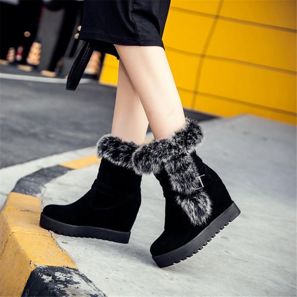 boots add fur short plush shoes big size 43 round toe flock wees ankle women buckle winter boots, Black
boots add fur short plush shoes big size 43 round toe flock wees ankle women buckle winter boots, Black