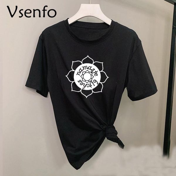 women's t-shirt namaste bitches fashion short sleeve clothes casual cotton funny tshirt lady girl dropship, White
women's t-shirt namaste bitches fashion short sleeve clothes casual cotton funny tshirt lady girl dropship, White