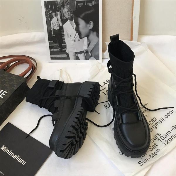 boots woman 2021 ladies casual stretch fabric socks fashion cross-tied women shoes platform gothic, Black
boots woman 2021 ladies casual stretch fabric socks fashion cross-tied women shoes platform gothic, Black