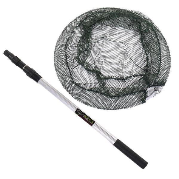 fishing accessories kuulee aluminium alloy folding copy network hand net