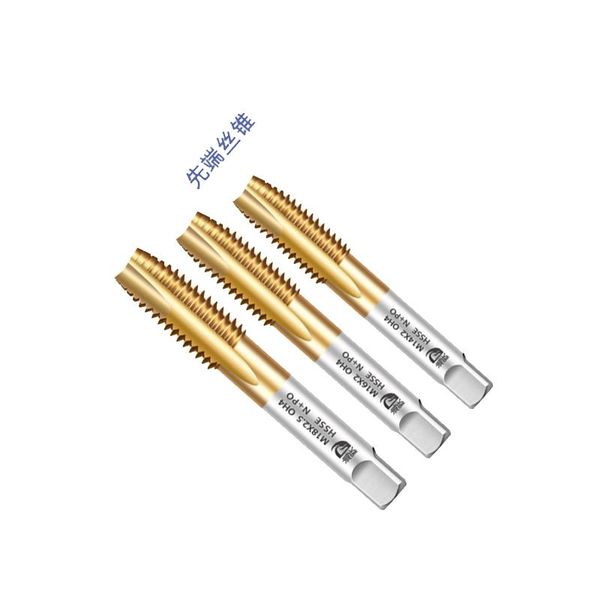 hand tools titanium-plated, durable, high-speed steel full-grinding machine taps, spiral xianduan wire tip through hole power
hand tools titanium-plated, durable, high-speed steel full-grinding machine taps, spiral xianduan wire tip through hole power