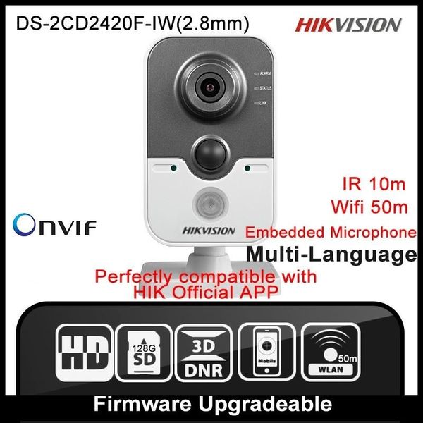 cameras hikvision ds-2cd2420f-iw(2.8mm) original multi-language version ip cam mini cube 2mp with poe wifi p2p onvif hik-connect ezviz
cameras hikvision ds-2cd2420f-iw(2.8mm) original multi-language version ip cam mini cube 2mp with poe wifi p2p onvif hik-connect ezviz