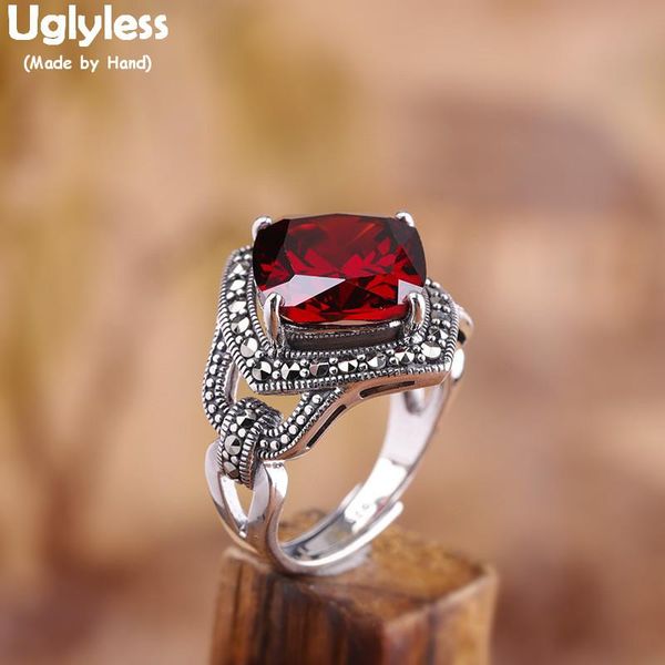 cluster rings uglyless square garnet for women vintage thai silver gemstones open 925 marcasite fine jewelry geometric r833, Golden;silver
cluster rings uglyless square garnet for women vintage thai silver gemstones open 925 marcasite fine jewelry geometric r833, Golden;silver