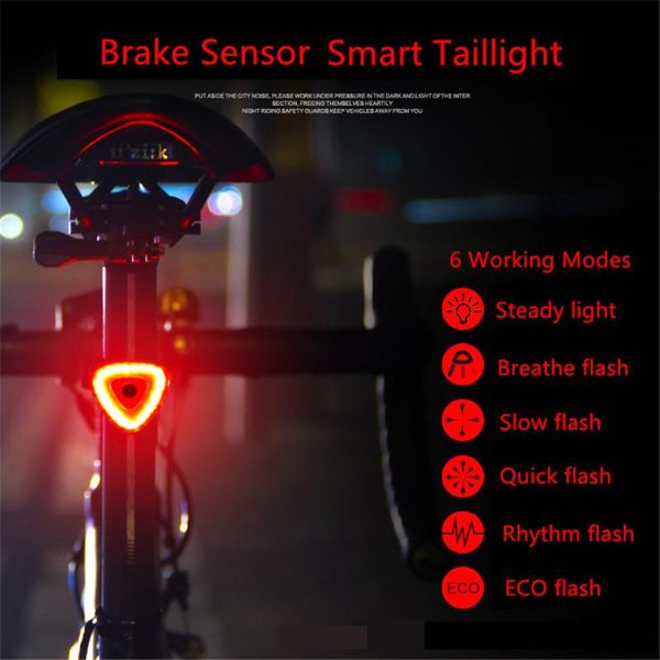 smart bicycle rear light brake sensing waterproof usb charge cycling taillight rechargeable bike mtb lights
smart bicycle rear light brake sensing waterproof usb charge cycling taillight rechargeable bike mtb lights