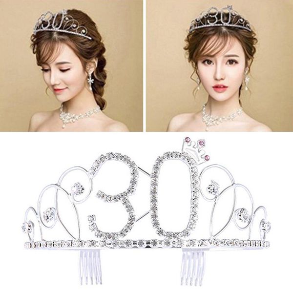 hair clips & barrettes 18 21 30 40 50 birthday party decorations women crystal rhinestone tiara princess crown hairband headdress wedding ac, Golden;silver
hair clips & barrettes 18 21 30 40 50 birthday party decorations women crystal rhinestone tiara princess crown hairband headdress wedding ac, Golden;silver
