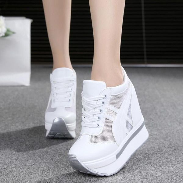 classic women mesh platform sneakers trainers white shoes 10cm high heels wedges outdoor breathable casual woman dress, Black
classic women mesh platform sneakers trainers white shoes 10cm high heels wedges outdoor breathable casual woman dress, Black
