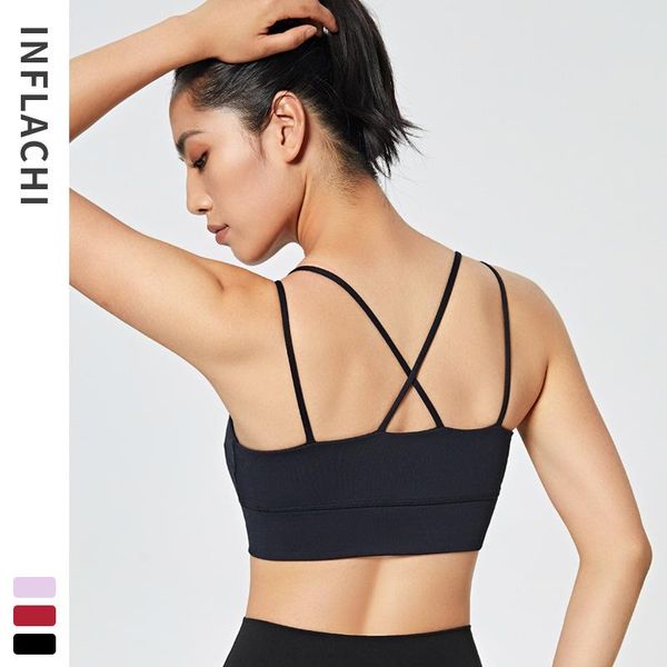 gym clothing sports beauty back underwear women's fitness running yoga clothes outer wear vest style -resistant bra cross spaghett, White;black
gym clothing sports beauty back underwear women's fitness running yoga clothes outer wear vest style -resistant bra cross spaghett, White;black