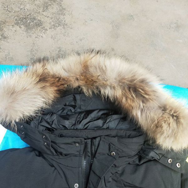 winter parka outerwear wolf fur hooded 2021 canada down jacket 1:1 coat hiver doudoune 90% white goose down fur coat wolf hair, Black
winter parka outerwear wolf fur hooded 2021 canada down jacket 1:1 coat hiver doudoune 90% white goose down fur coat wolf hair, Black