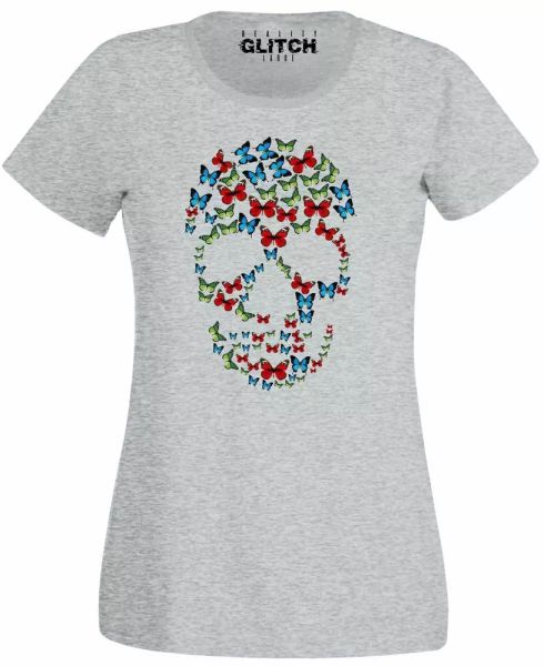 Butterfly Skull Slim-Fit Women's T-Shirt Colourful Nature Animals Insect Bright, White;black
Butterfly Skull Slim-Fit Women's T-Shirt Colourful Nature Animals Insect Bright, White;black