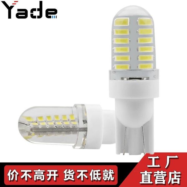 automobile led side lamp silicone t10-3014-24smd high brightness bubble license plate lights for car emergency
automobile led side lamp silicone t10-3014-24smd high brightness bubble license plate lights for car emergency