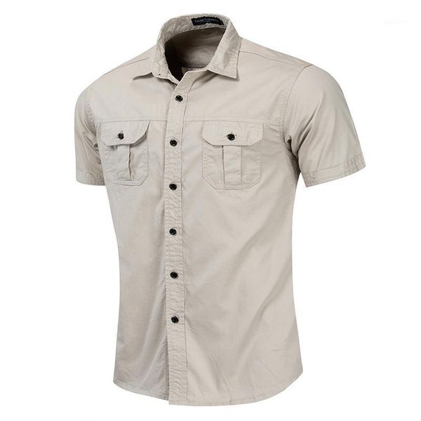 men's casual shirts simple solid cotton shirt men summer fashion pocket lapel buttoned mens short sleeve cardigan 2021 streetwear, White;black
men's casual shirts simple solid cotton shirt men summer fashion pocket lapel buttoned mens short sleeve cardigan 2021 streetwear, White;black