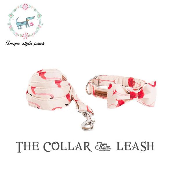dog collars & leashes handmade well flamingo print collar dog&cat with bowtie and leash
dog collars & leashes handmade well flamingo print collar dog&cat with bowtie and leash