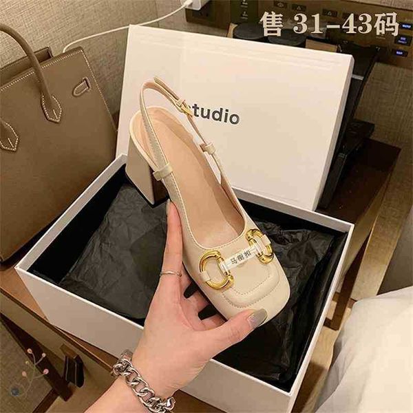 g family half slippers women's spring and summer large size sandals high heels versatile shallow mouth small size women's shoes zl, Black
g family half slippers women's spring and summer large size sandals high heels versatile shallow mouth small size women's shoes zl, Black