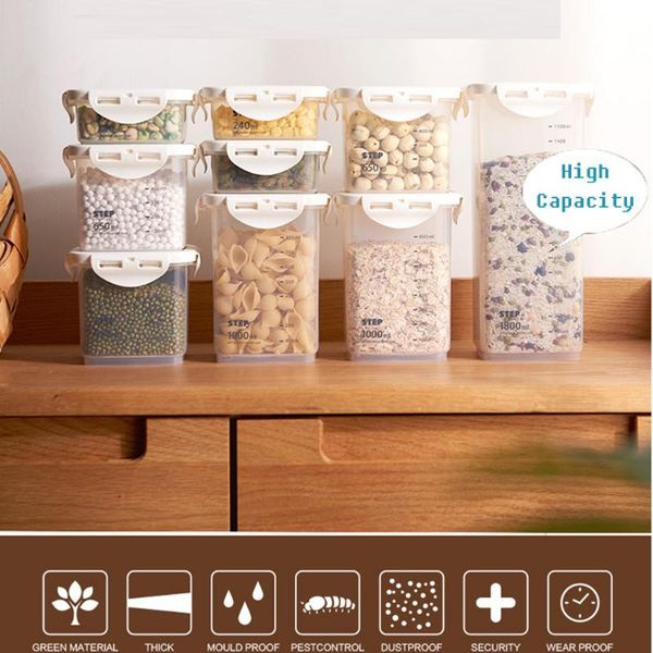 storage bottles & jars kitchen transparent moisture-proof and fresh-keeping sealed tank multiple models of plastic boxes tool
storage bottles & jars kitchen transparent moisture-proof and fresh-keeping sealed tank multiple models of plastic boxes tool