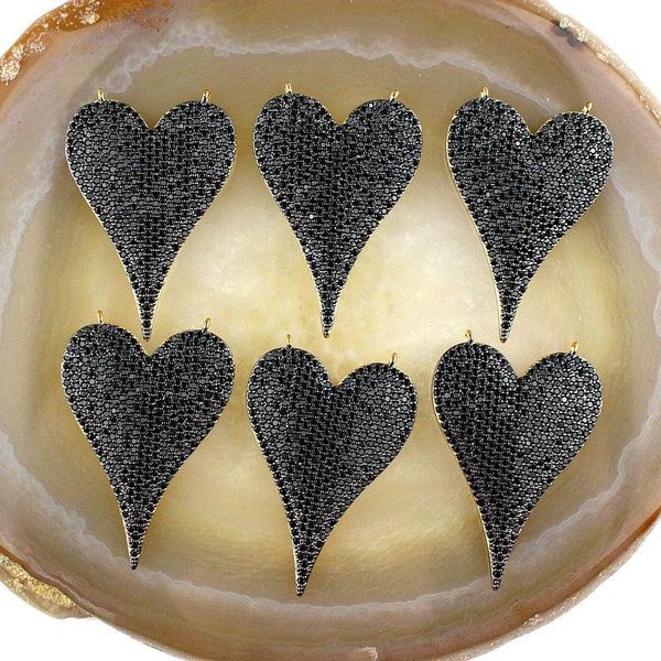 charms 35*25mm 5pcs/lot retro style big pendant,plated heart shape black cz charm,necklace jewelry making component wholesale, Bronze;silver
charms 35*25mm 5pcs/lot retro style big pendant,plated heart shape black cz charm,necklace jewelry making component wholesale, Bronze;silver