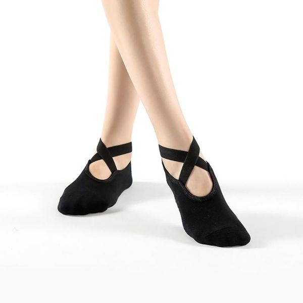 sports socks women's cotton yoga non-slip bandage girls professional ballet 35-39 yards sportswear fitness, Black
sports socks women's cotton yoga non-slip bandage girls professional ballet 35-39 yards sportswear fitness, Black