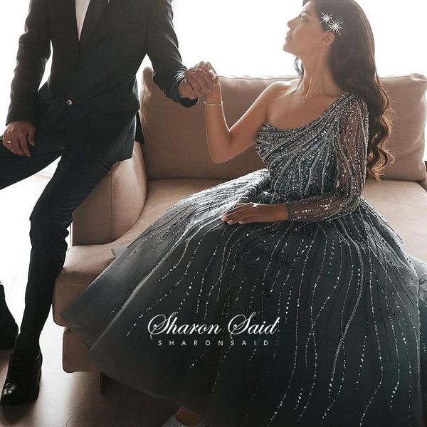 party dresses grey blue one shoulder short arabic evening dress for women dubai luxury engagement wedding prom graduation gowns, White;black
party dresses grey blue one shoulder short arabic evening dress for women dubai luxury engagement wedding prom graduation gowns, White;black