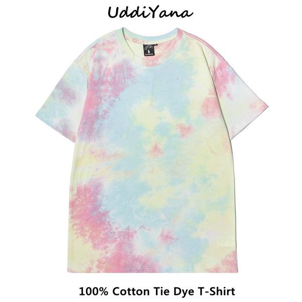 women's t-shirt uddiyana 2021 summer fashion oversize tie dye cotton vintage women tee shirt men's harajuku sweatshirt clothes for, White
women's t-shirt uddiyana 2021 summer fashion oversize tie dye cotton vintage women tee shirt men's harajuku sweatshirt clothes for, White