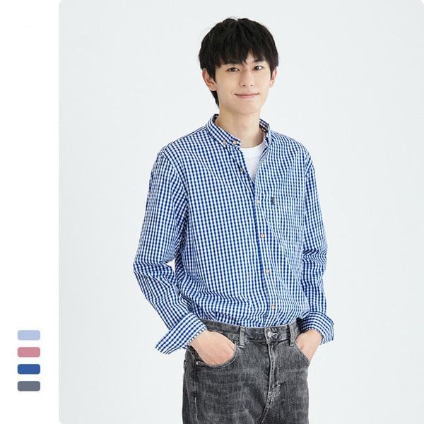 men's casual shirts autumn shirt chic checked blouse breathable 100% cotton long-sleeved plaid slim plus size 4xl, White;black
men's casual shirts autumn shirt chic checked blouse breathable 100% cotton long-sleeved plaid slim plus size 4xl, White;black