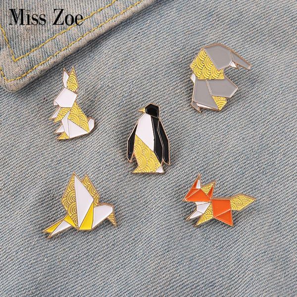 pins, brooches origami animals enamel pin custom penguin bird elephant badges for bag clothes cartoon cute jewelry gift, Gray
pins, brooches origami animals enamel pin custom penguin bird elephant badges for bag clothes cartoon cute jewelry gift, Gray