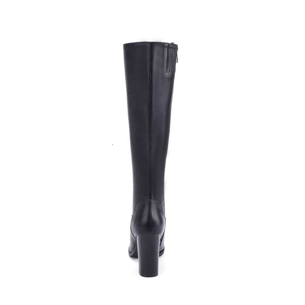 boots asumer knee high solid simple fashion heels zipper round toe winter genuine leather c8ru, Black
boots asumer knee high solid simple fashion heels zipper round toe winter genuine leather c8ru, Black
