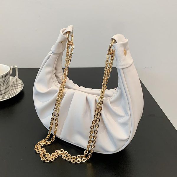 evening bags high sense of western style chains ruched pu leather shoulder bag women korean version crossbody handbag purse luxury pocket
evening bags high sense of western style chains ruched pu leather shoulder bag women korean version crossbody handbag purse luxury pocket