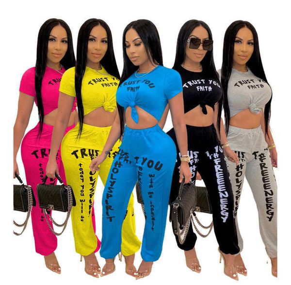 2022 summer womens plus sizes tracksuits solid color letter printed trousers 2 pieces set short sleeve t-shirt casual suits s-3xl, Black
2022 summer womens plus sizes tracksuits solid color letter printed trousers 2 pieces set short sleeve t-shirt casual suits s-3xl, Black