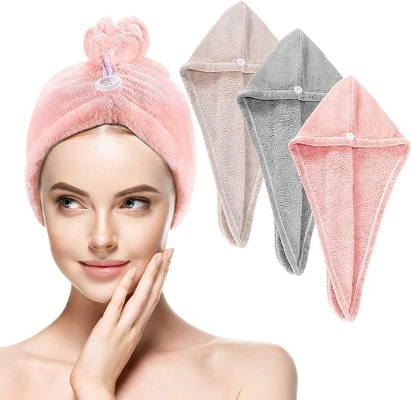 packs of microfiber hair cover, super absorbent and quick-drying turban towel hat for women 2021 shower caps
packs of microfiber hair cover, super absorbent and quick-drying turban towel hat for women 2021 shower caps