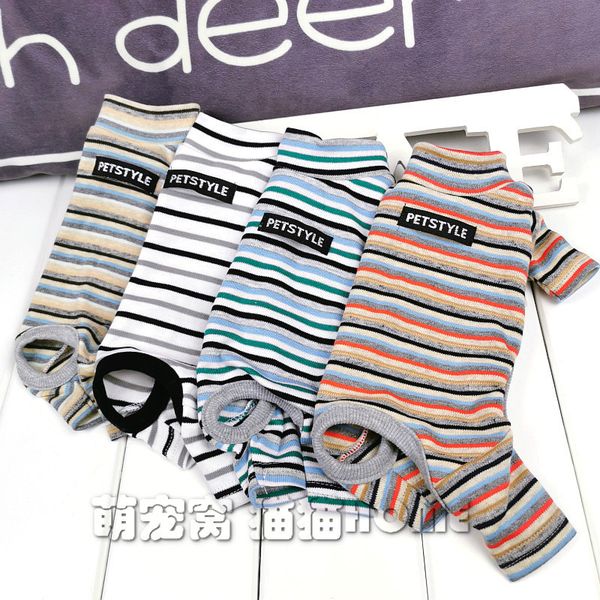 psychedelic stripe dog cloth spring pet autumn and winter teddy four legged home pajamas cotton base
psychedelic stripe dog cloth spring pet autumn and winter teddy four legged home pajamas cotton base