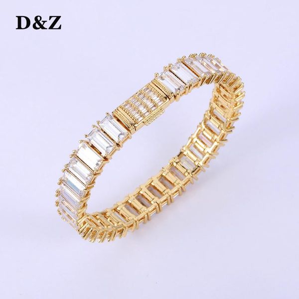 link, chain d&z 12mm baguette cuban link bracelet box clasp fashion 8inch long miami bracelets male hip hop jewelry gifts, Black 
link, chain d&z 12mm baguette cuban link bracelet box clasp fashion 8inch long miami bracelets male hip hop jewelry gifts, Black
