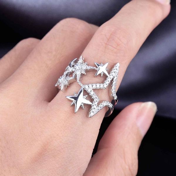 wedding rings fashion punk stars ring adjustable size geometric five-pointed star korean style jewelry for women birthday gift, Slivery;golden
wedding rings fashion punk stars ring adjustable size geometric five-pointed star korean style jewelry for women birthday gift, Slivery;golden