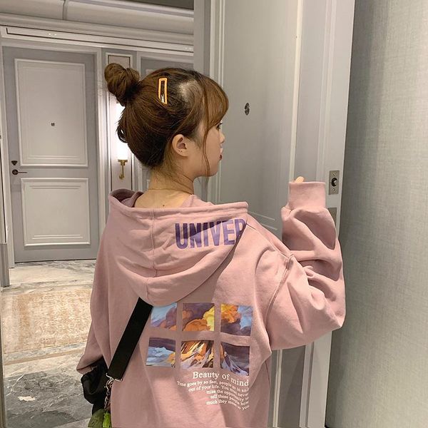 women's hoodies & sweatshirts women casual comfortable sweet printed ulzzang trendy loose womens streetwear all-match korean style dail, Black
women's hoodies & sweatshirts women casual comfortable sweet printed ulzzang trendy loose womens streetwear all-match korean style dail, Black