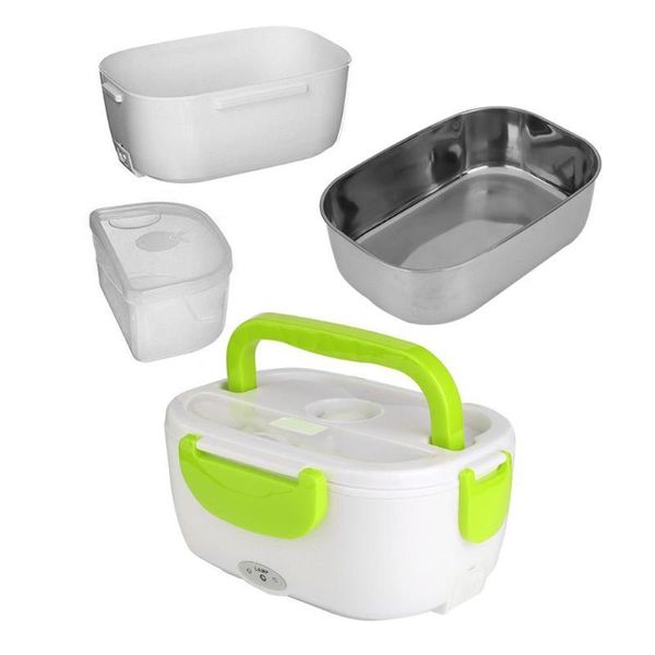 in 1 portable stainless steel liner abs shell electric heating lunch box heater container kitchen dinnerware sets
in 1 portable stainless steel liner abs shell electric heating lunch box heater container kitchen dinnerware sets