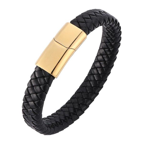 charm bracelets trendy jewelry men black braided leather bracelet male stainless steel wristband magnetic clasps bangles boyfriend gift sp02, Golden;silver
charm bracelets trendy jewelry men black braided leather bracelet male stainless steel wristband magnetic clasps bangles boyfriend gift sp02, Golden;silver