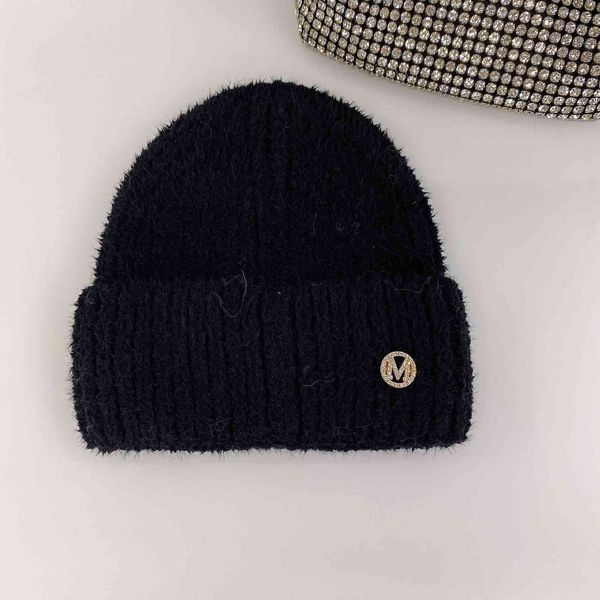 new knitted hat letter standard diamond wool hat women's versatile warm autumn and winter ear protection cold men wardrobe accessories, Blue;gray
new knitted hat letter standard diamond wool hat women's versatile warm autumn and winter ear protection cold men wardrobe accessories, Blue;gray
