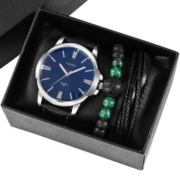 wristwatches fashion men watch bracelet set luxury sport wristwatch digital quartz men's watchmale clock leather watches for friend, Slivery;brown
wristwatches fashion men watch bracelet set luxury sport wristwatch digital quartz men's watchmale clock leather watches for friend, Slivery;brown