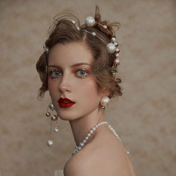 hair clips & barrettes luxury design baroque big pearl headwear foldable metal jewelry earrings set european high end bride headdress, Golden;silver
hair clips & barrettes luxury design baroque big pearl headwear foldable metal jewelry earrings set european high end bride headdress, Golden;silver