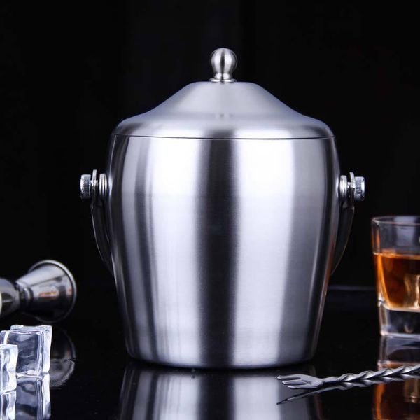 double wall stainless steel ice bucket with handle practical bar container barrel beer wine cooler champagne keg buckets and co
double wall stainless steel ice bucket with handle practical bar container barrel beer wine cooler champagne keg buckets and co