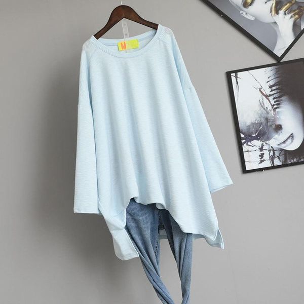 2021autumn arrival korean women simple solid plus size loose long-sleeved t-shirt casual fashion side slit women's, White
2021autumn arrival korean women simple solid plus size loose long-sleeved t-shirt casual fashion side slit women's, White