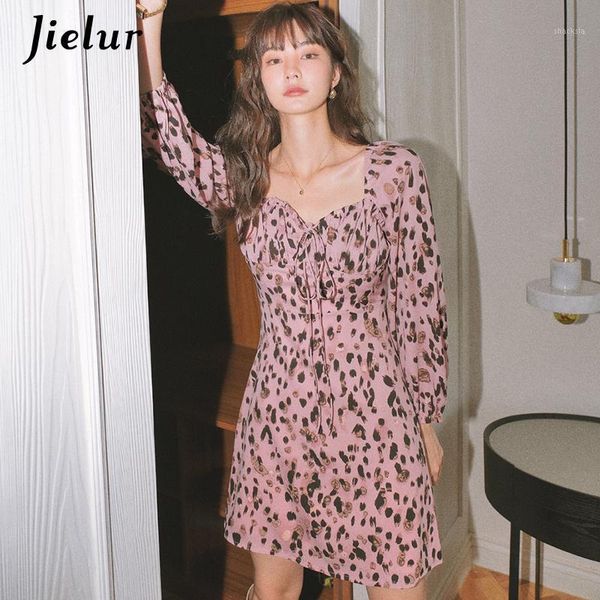 's dress fashion drawstring leopard striped dresses square collar spring long-sleeved female mini casual, Black;gray
's dress fashion drawstring leopard striped dresses square collar spring long-sleeved female mini casual, Black;gray