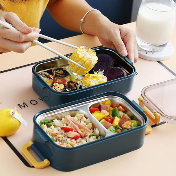 dinnerware sets portable 304 stainless steel lunch box office worker double layer bento large capacity student children container
dinnerware sets portable 304 stainless steel lunch box office worker double layer bento large capacity student children container