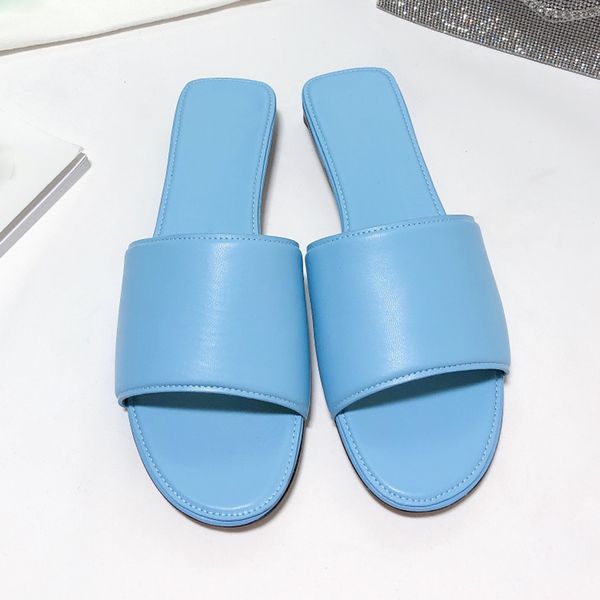 zomer luxe merk designer vrouwen platte slippers lederen strand outdoor snoep kleur comfortabele lage hak sandalen 60% off store online, Black 
zomer luxe merk designer vrouwen platte slippers lederen strand outdoor snoep kleur comfortabele lage hak sandalen 60% off store online, Black