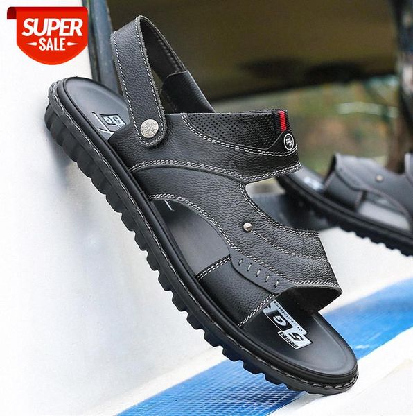 sandals men's breathable beach shoes comfortable cowhide wear-resistant platform #sh2g, Black
sandals men's breathable beach shoes comfortable cowhide wear-resistant platform #sh2g, Black