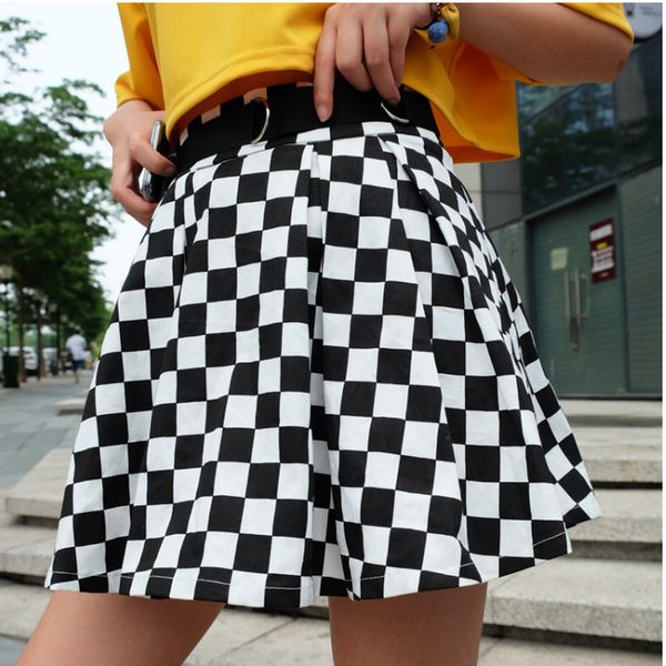 pleated plaid skirts womens disweet high waisted checkered skirt harajuku dancing korean style sweat short mini female, Black
pleated plaid skirts womens disweet high waisted checkered skirt harajuku dancing korean style sweat short mini female, Black