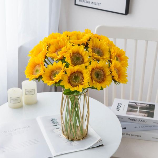decorative flowers & wreaths artificial sunflower home garden for decoration stamen wedding autumn christmas fake gerbera living room bedroo
decorative flowers & wreaths artificial sunflower home garden for decoration stamen wedding autumn christmas fake gerbera living room bedroo