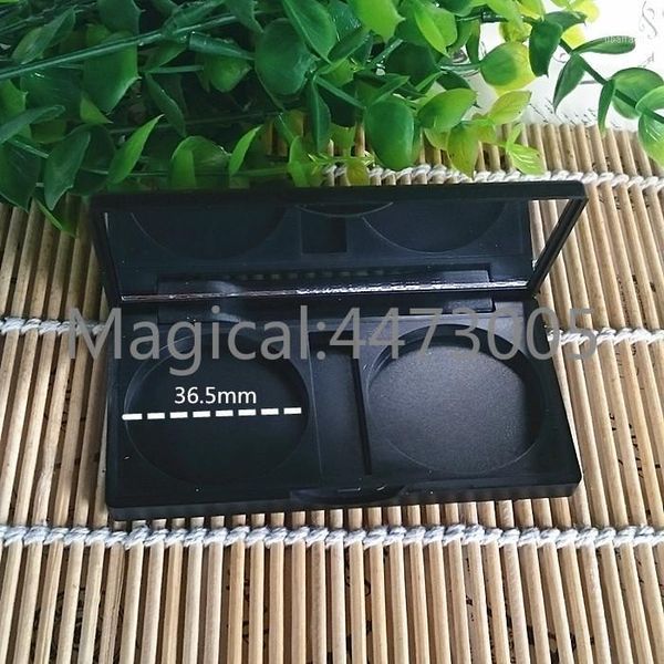 storage bottles & jars 30pcs/lot empty black cosmetic powder case 36.5mm diy eyeshadow palette 2 girds blusher compact container
storage bottles & jars 30pcs/lot empty black cosmetic powder case 36.5mm diy eyeshadow palette 2 girds blusher compact container