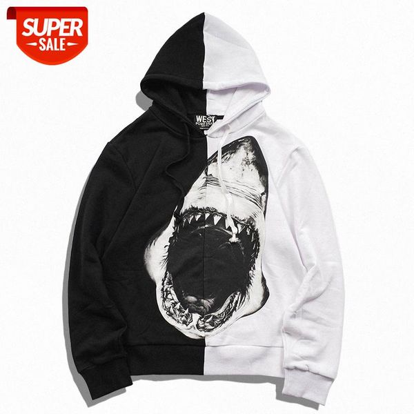 autumn and winter european american tide brand printing black white big shark sweater loose long-sleeved hooded men women couple jacke #cr7f
autumn and winter european american tide brand printing black white big shark sweater loose long-sleeved hooded men women couple jacke #cr7f