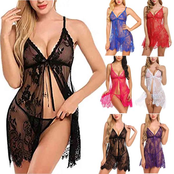 sleepwear night dress women nightwear eyelash halter nightgown lingerie nightdress g-string underwear set s-2xl, Black;red
sleepwear night dress women nightwear eyelash halter nightgown lingerie nightdress g-string underwear set s-2xl, Black;red