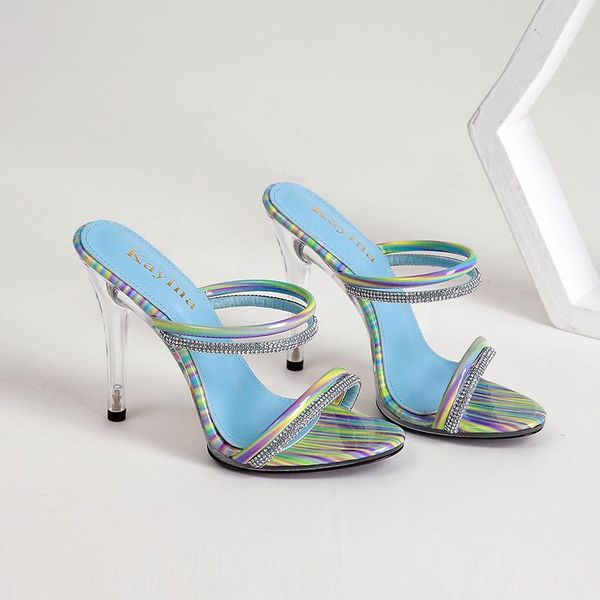 slippers crystal women summer wear 2022 fashion all-match rhinestone sandals 11cm shoes, Black
slippers crystal women summer wear 2022 fashion all-match rhinestone sandals 11cm shoes, Black
