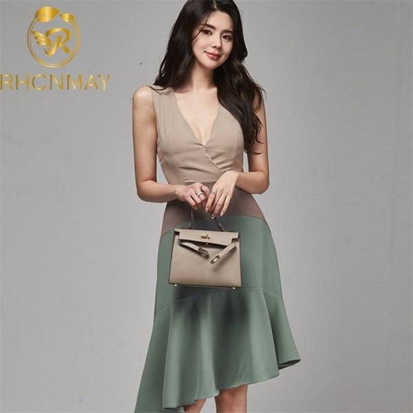 women mermaid dress fashion summer patchwork v neck irregular vintage female sleeveless elegant party vestidos 210520, Black;gray
women mermaid dress fashion summer patchwork v neck irregular vintage female sleeveless elegant party vestidos 210520, Black;gray